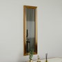 Hanah Home Espejo de Vestidor Dorado con Marco de MDF Laminado